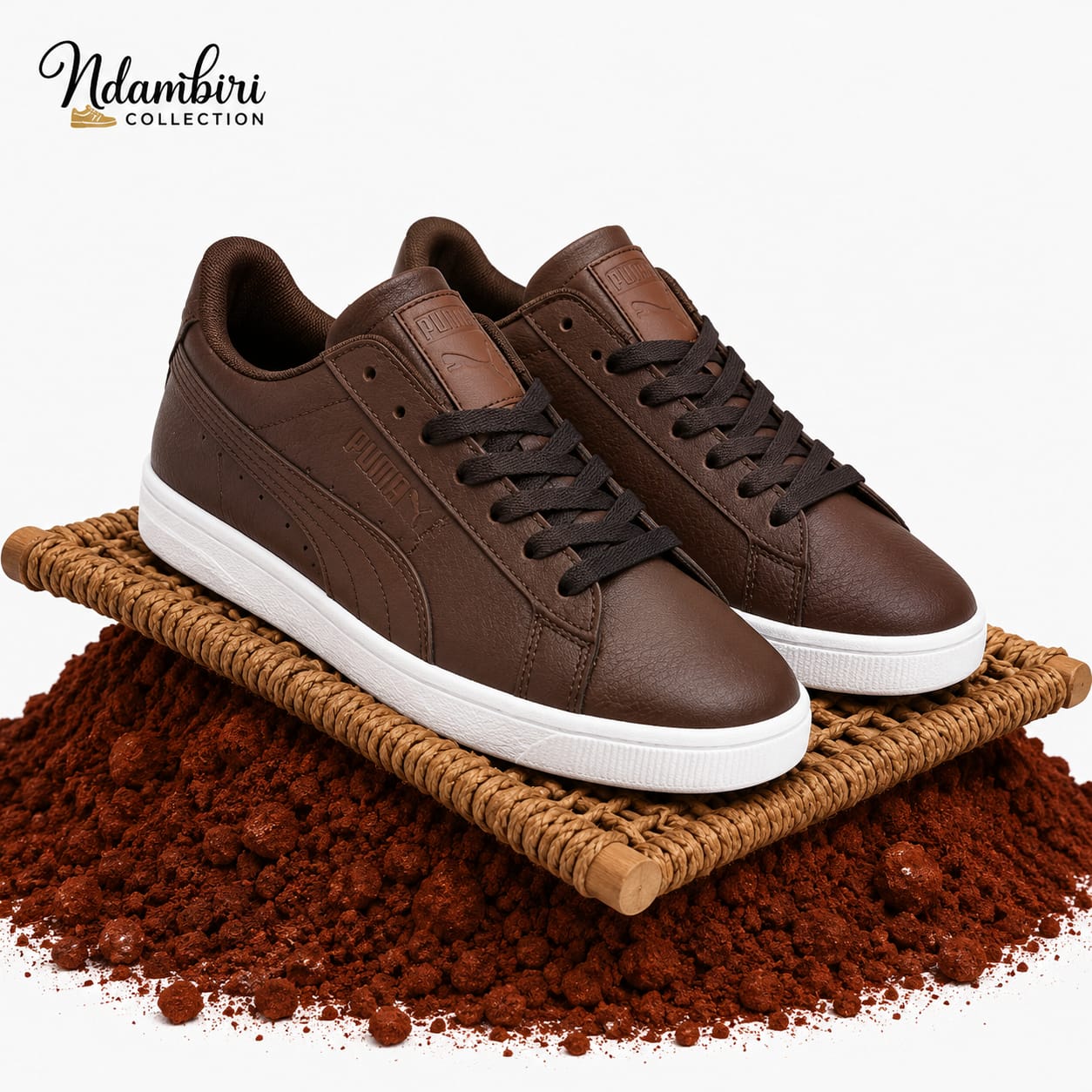 Puma Suede Leather Sneakers – Brown