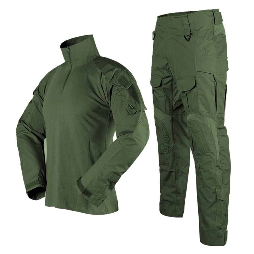 Vanguard Tactical Combat Shirt & Pants Uniform Set (Ranger Green)