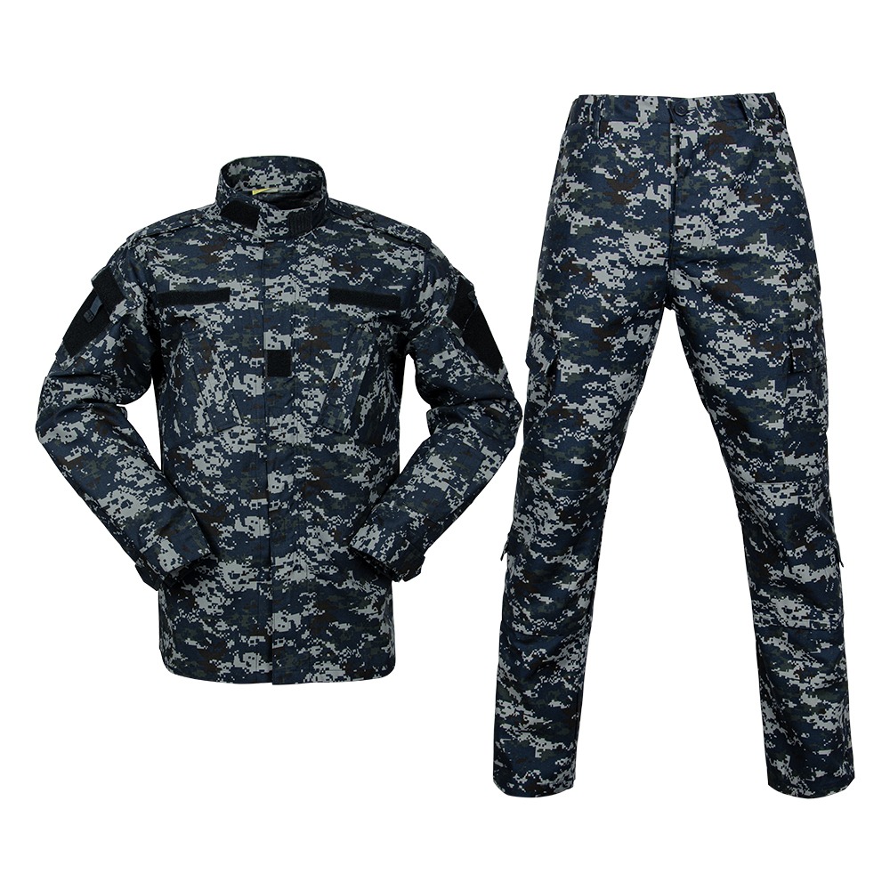 Vanguard Digital Navy Camo Tactical BDU Uniform Set