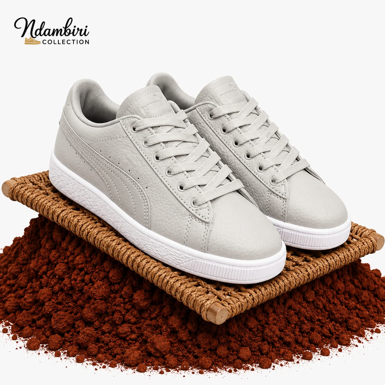Puma Suede Leather Sneakers – Grey