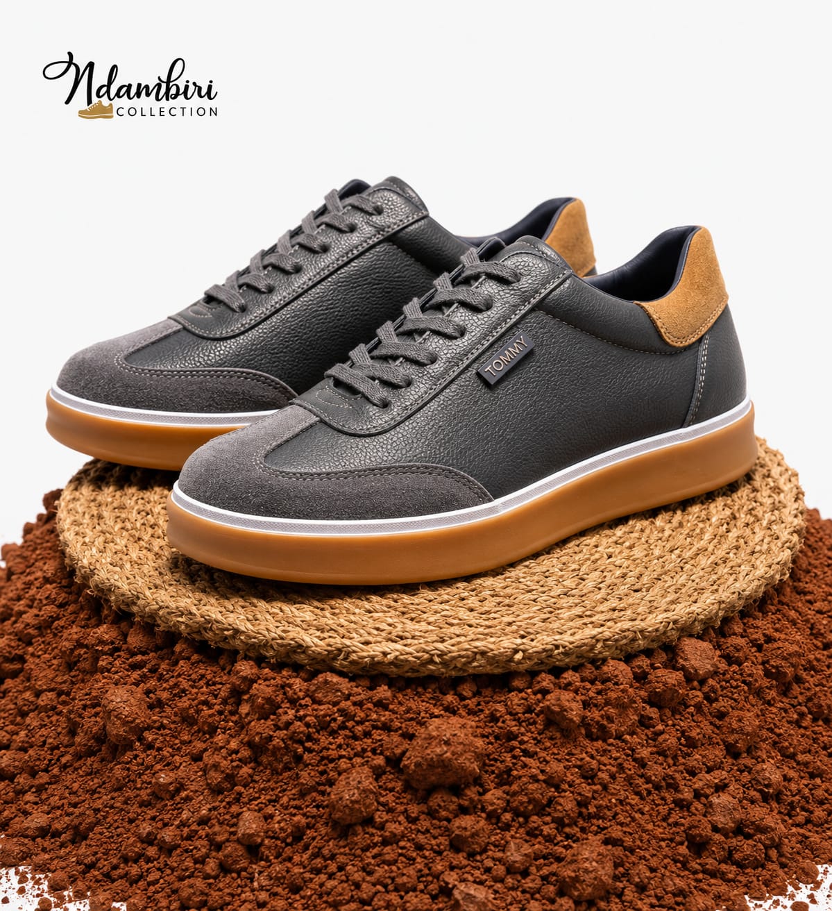 Tommy Urban Luxe Sneakers – Charcoal Grey