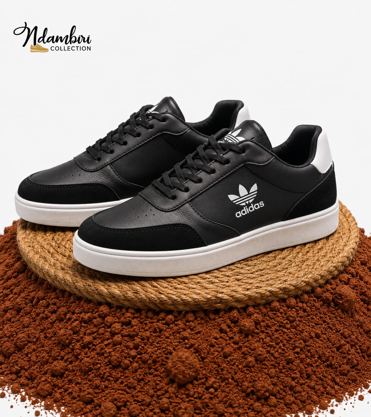   Adidas Black Classic Casual Sneakers