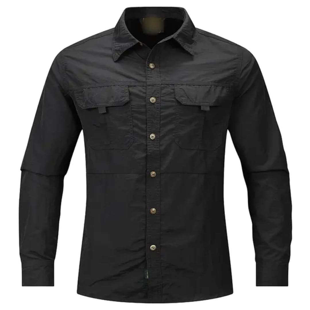 Men’s Convertible Quick-Dry Outdoor Trekking Shirt