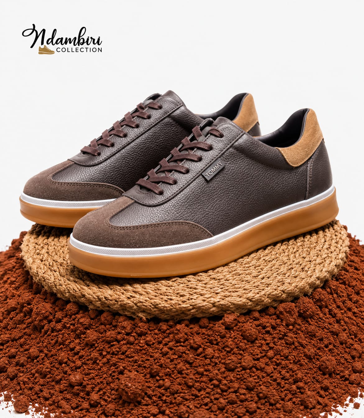 Tommy Urban Luxe Sneakers – Coffee brown