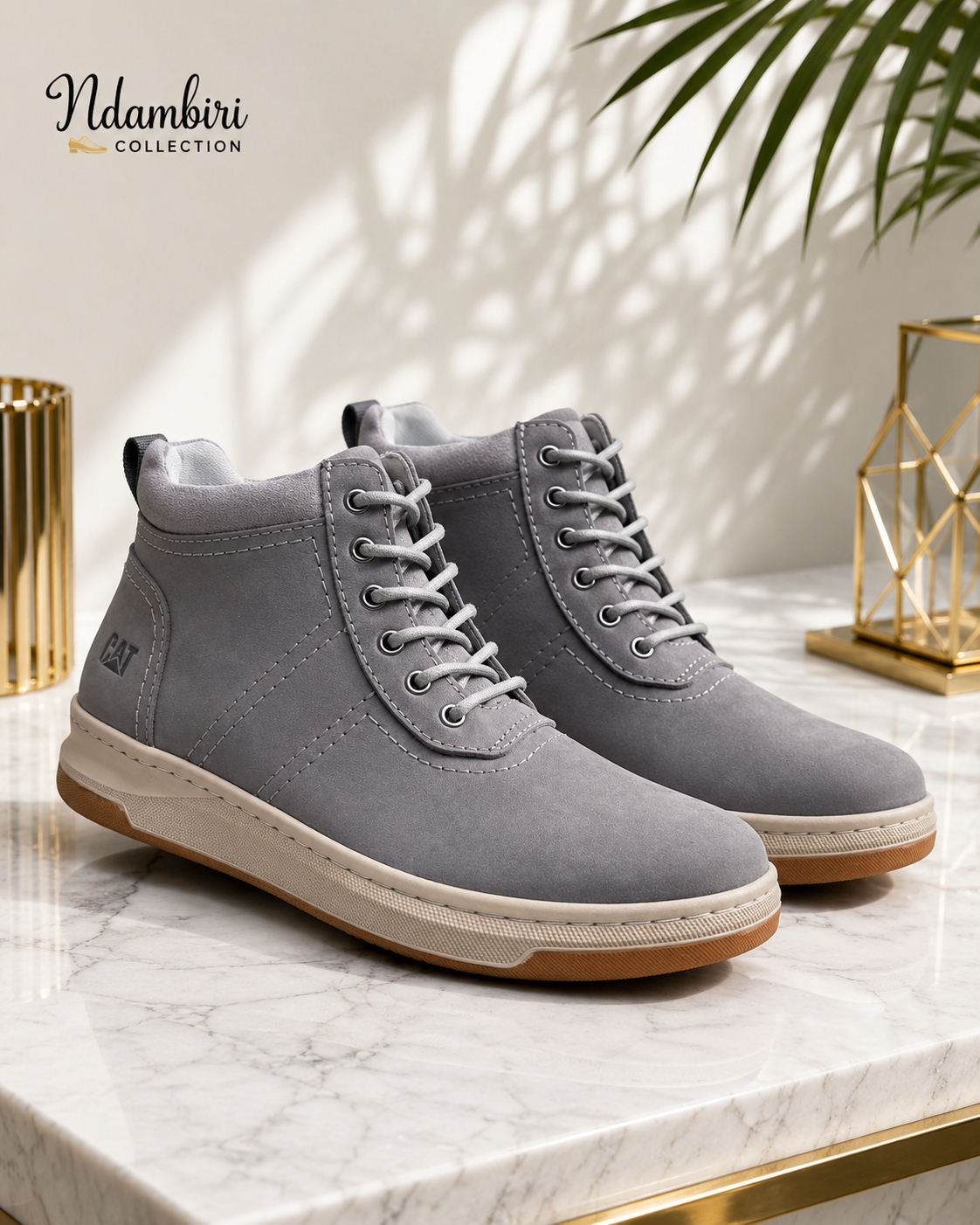 CAT Heritage Mid Boots – Grey