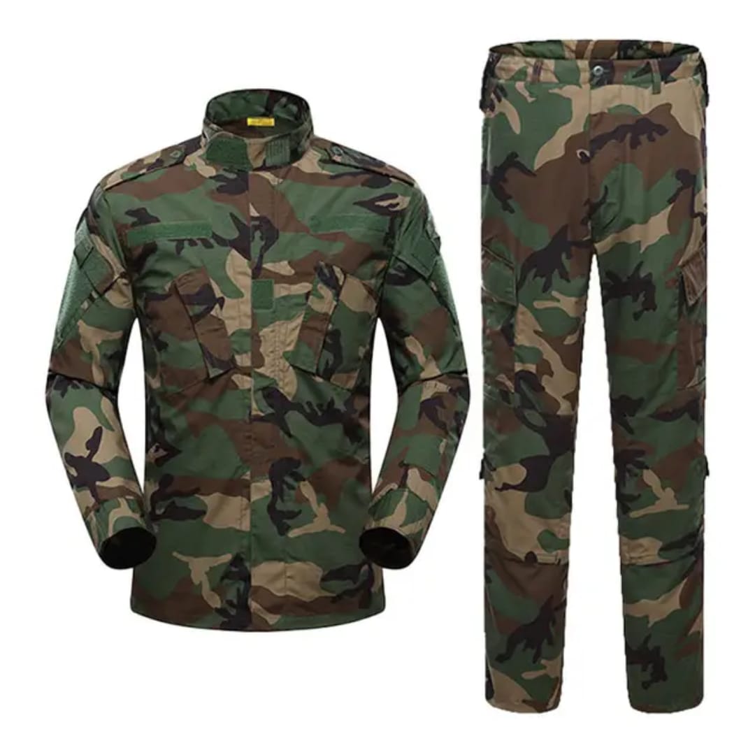 ​Vanguard Tactical Field Uniform Jacket & Pants Set (Classic Woodland Camo)